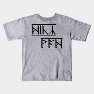 Rude Runes - Anglo-Saxon curse (3) Kids T-Shirt